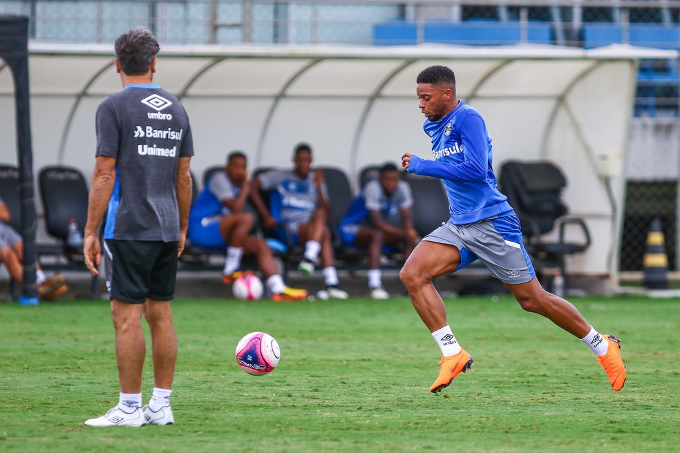 André diz que presença de Renato o motivou a se transferir para o Grêmio (Foto: Lucas Uebel / Grêmio, DVG)