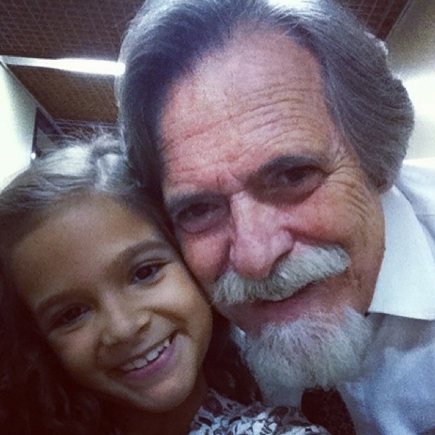 Mel Maia e José de Abreu (Foto: Reprodução/Instagram)