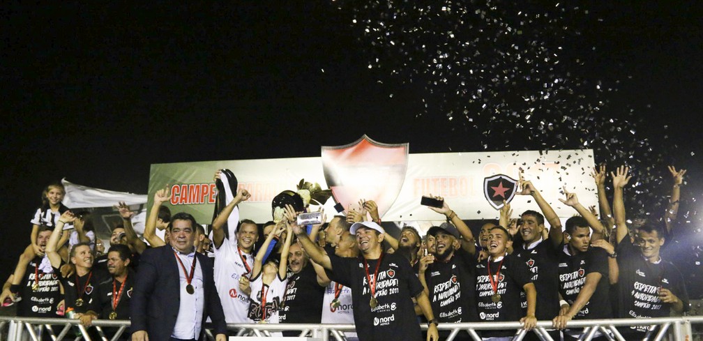Atual campe�o, o Botafogo-PB estreia em casa diante do Serrano-PB (Foto: Raniery Soares/Para�baPress/FPF)