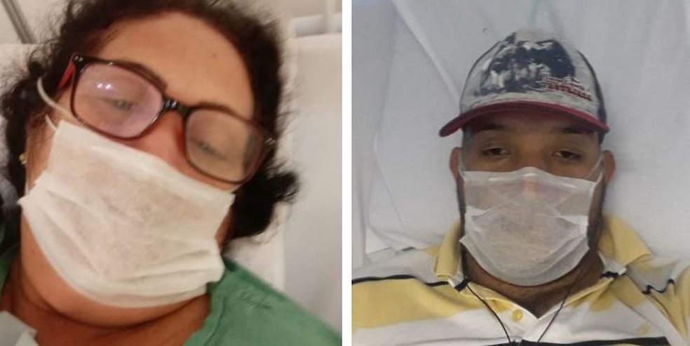 M&atilde;e e filho s&atilde;o internados juntos ap&oacute;s contra&iacute;rem Covid-19, em Sorocaba &mdash; Foto: Arquivo Pessoal