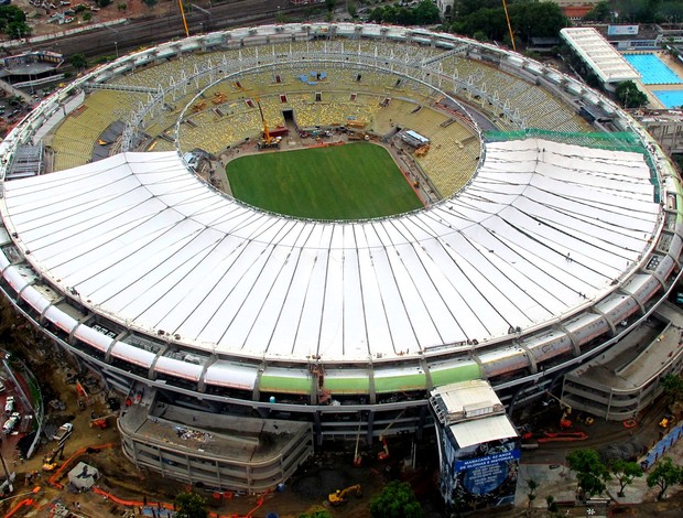Obras estádio maracanã (Foto: Genílson Araújo / O Globo)