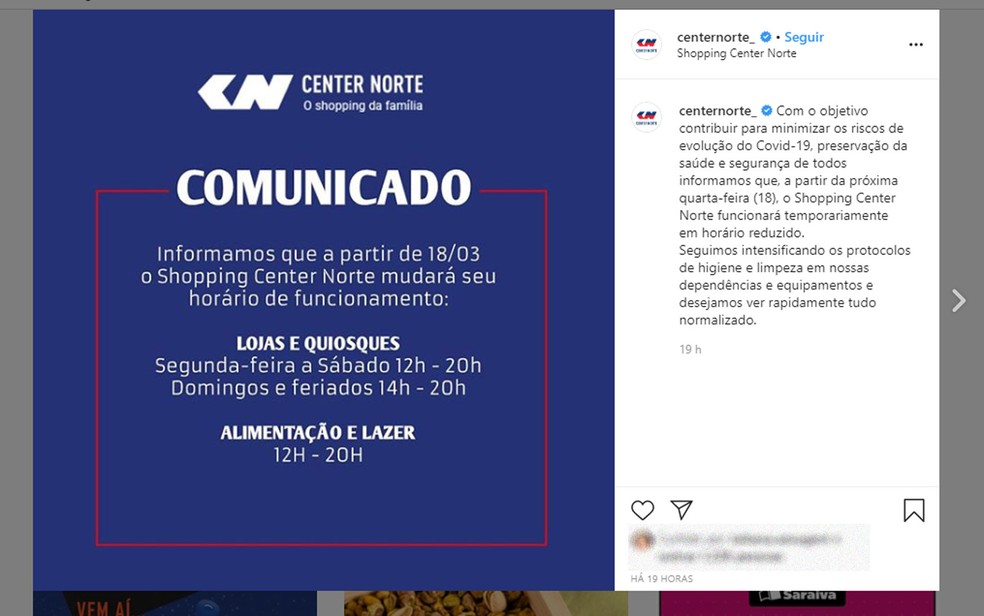 sp reduzem horario de funcionamento