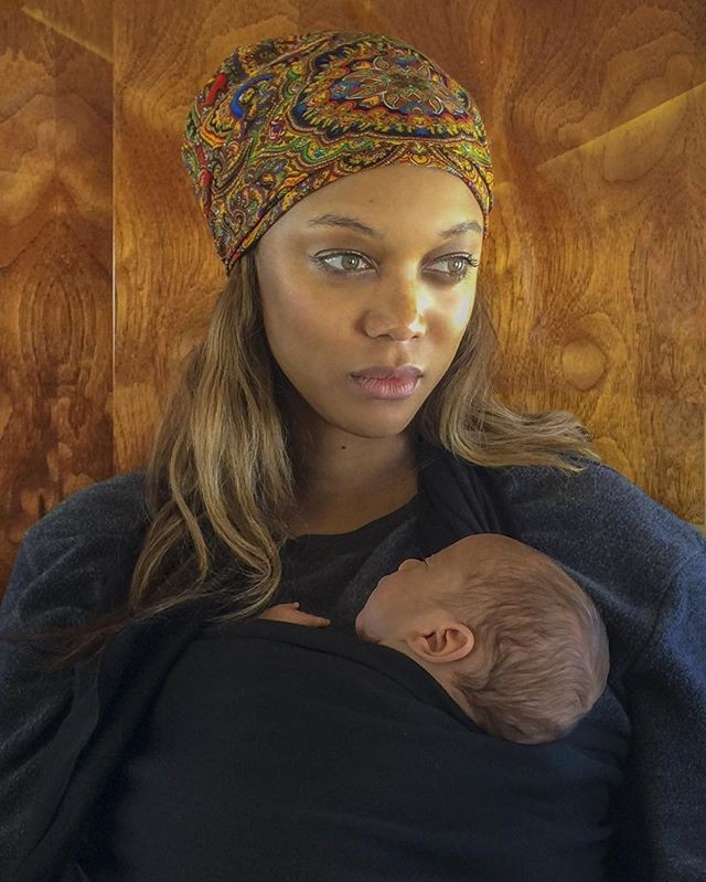 Tyra Banks e o filho (Foto: reprodução/Instagram)