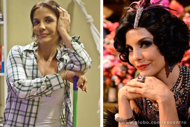 Ivete brilhou na TV em 'As Brasileiras' e 'Gabriela' (Foto: Encontro com Fátima Bernardes/ TV Globo)