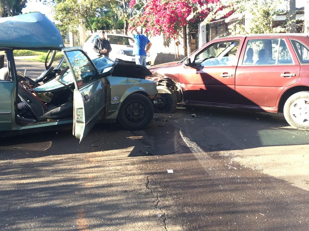 Batida foi registrada no Parque dos Pinheiros — Foto: Stephanie Fonseca/G1