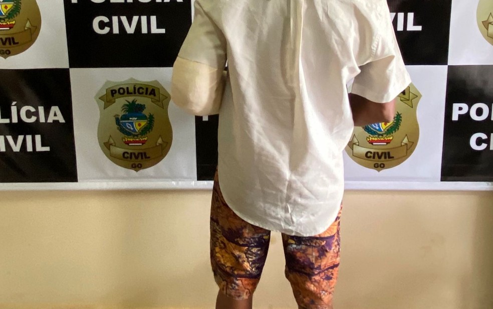 Homem é preso suspeito de estuprar a enteada em Anápolis — Foto: Polícia Civil/Divulgação