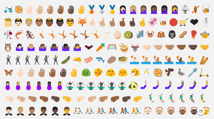 Android N terá novos emojis (Foto: Reprodução/Google)