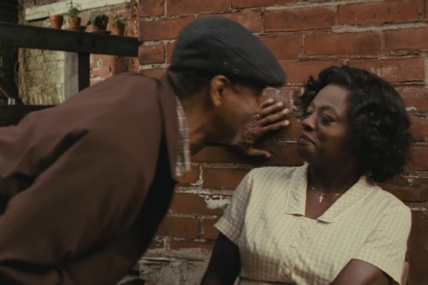Denzel Washington e Viola Davis no trailer de 'Fences' (Foto: Reprodução)