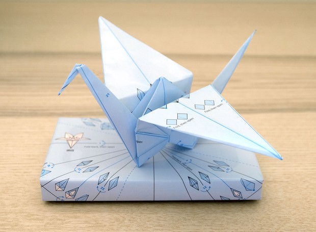 Papel de embrulho que vira Origami (Foto: Divulgação)