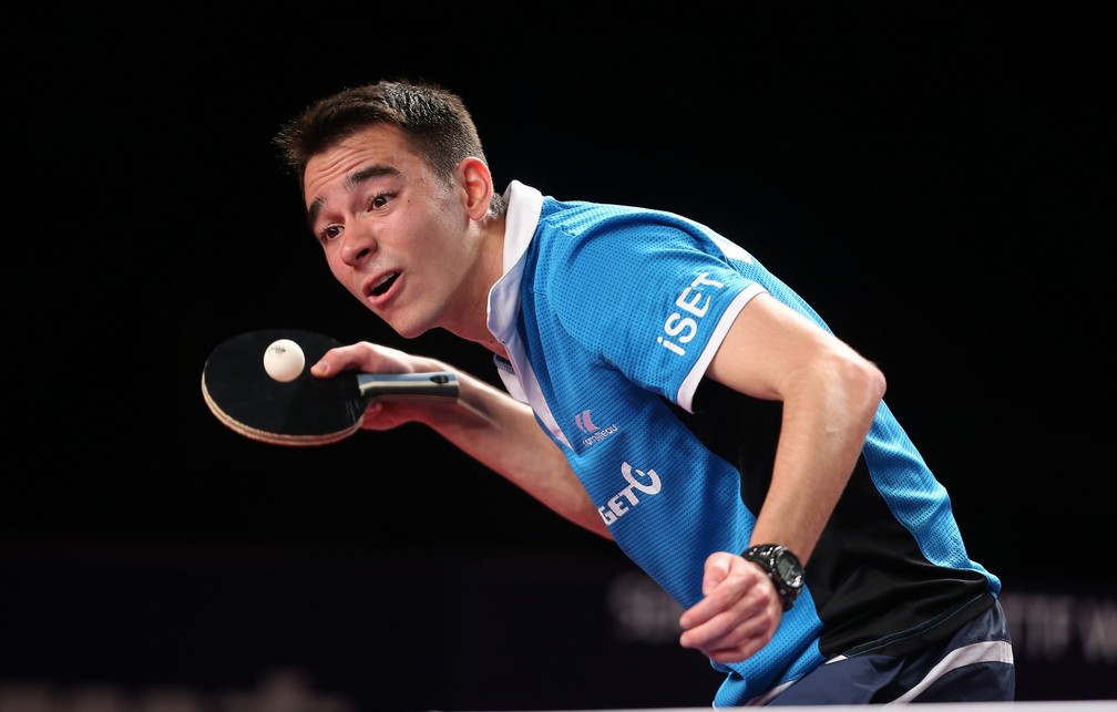 Hugo Calderano já havia vencido o número 1 do mundo e um chinês quarto do ranking (Foto: Divulgação)