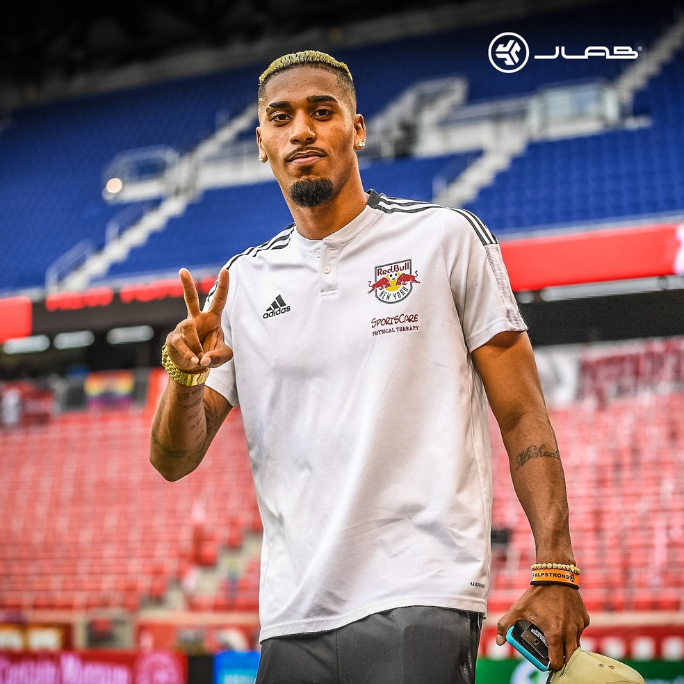 Atacante Fabio foi emprestado ao NY Red Bulls até dezembro de 2021 — Foto: Divulgação/MLS