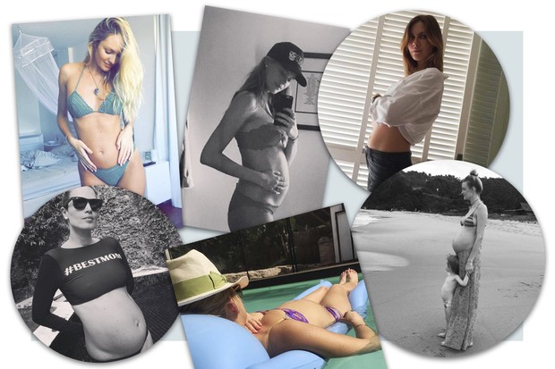 ABRE - As mães-modelos de 2016 revelam os segredos de moda e beleza na gravidez (Foto: Reprodução/Instagram)