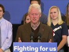 Bill Clinton realiza primeiro ato de campanha sozinho em apoio a Hillary