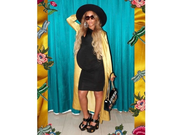 Beyoncé espera por gêmeos. Sexo dos bebês ainda não foi revelado.  (Foto: Reprodução/Instagram)
