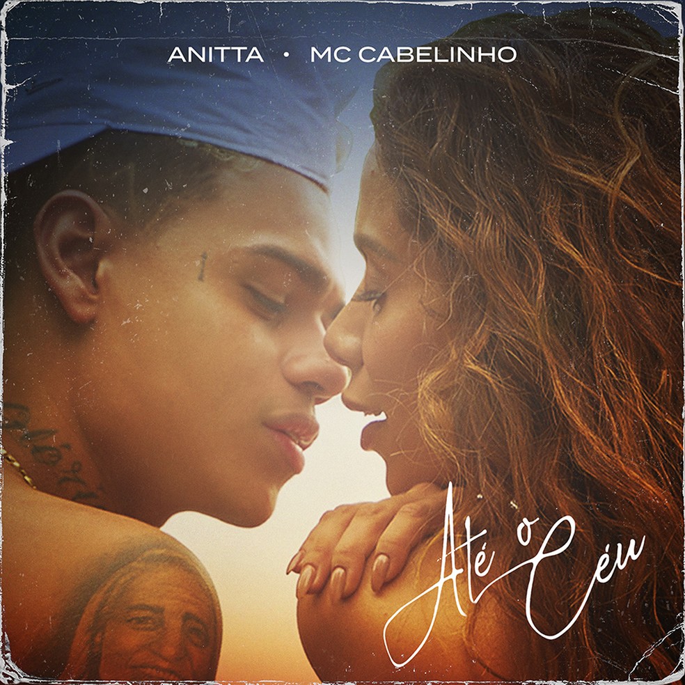 Capa do single 'Até o céu', de Anitta com MC Cabelinho — Foto: Divulgação