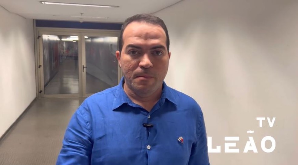 Marcelo Paz, presidente do Fortaleza  — Foto: Reprodução/TV Leão