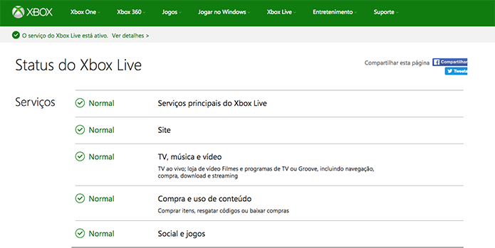 Confira no site oficial da Xbox Live (Foto: Reprodução/Murilo Molina)