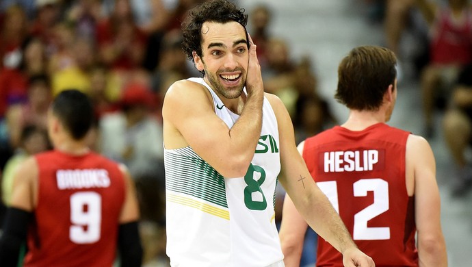 Vitor Benite #8 Brasil basquete pan-americano 2015 (Foto: Harry How/Getty Images)