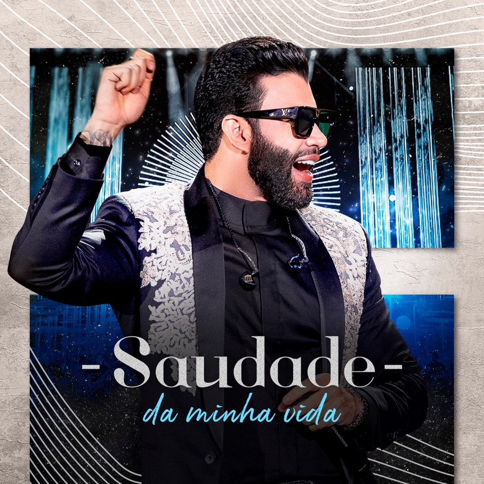 Capa do single 'Saudade da minha vida', de Gusttavo Lima — Foto: Divulgação