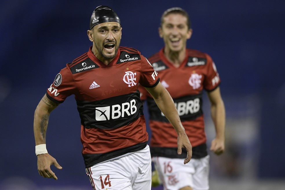 Arrascaeta fez golaço contra o Vélez — Foto: Juan Mabromata/Getty Images