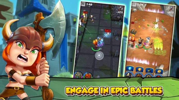 Guerreiros malucos vão duelar em um divertido game para iPhone e iPad (Foto: Divulgação / Kongregate)