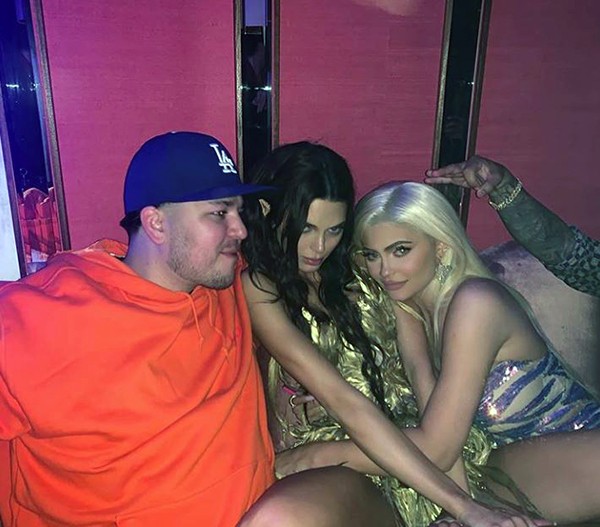 Rob Kardashian, Kendall e Kylie Jenner (Foto: Instagram)
