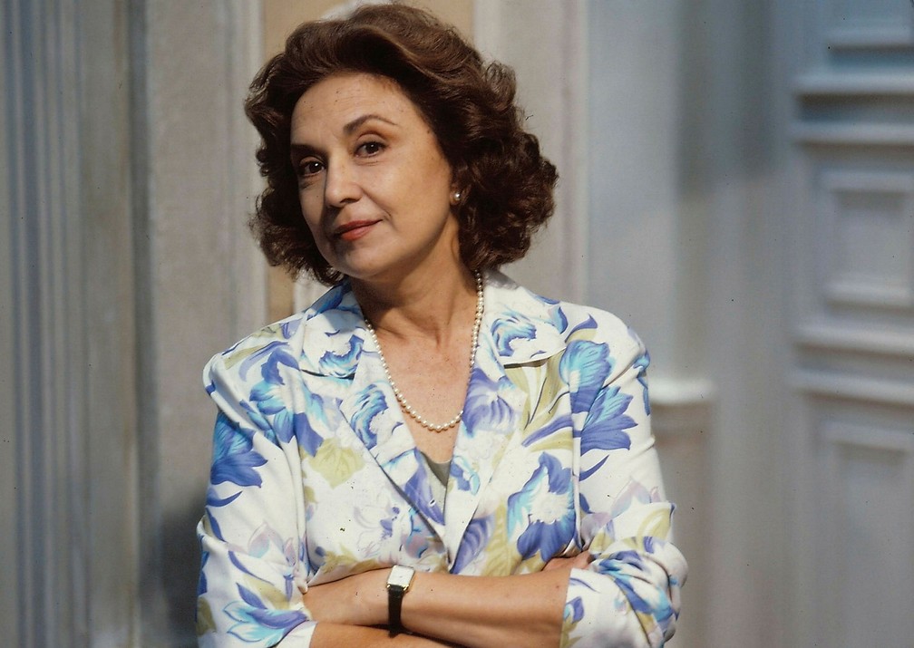 Eva Wilma em 'Pedra sobre Pedra', de 1992 — Foto: Acervo Grupo Globo