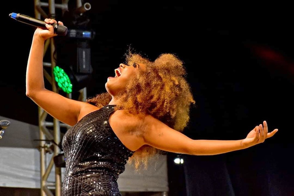 Millena Mendonça é um destaques da grande final do Canta São Luís — Foto: Foto: Mauricio Alexandre