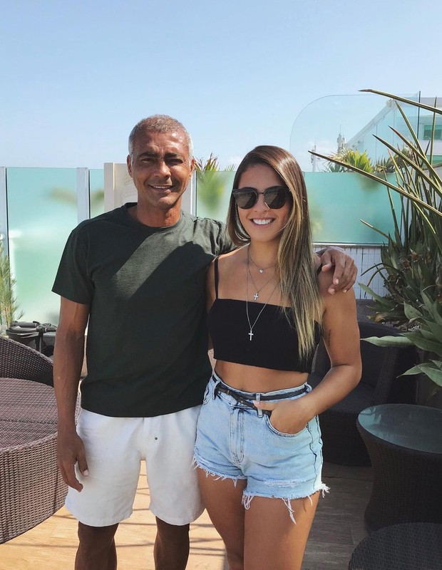 Romário e a filha, Dadá Favatto (Foto: Reprodução/ Instagram)