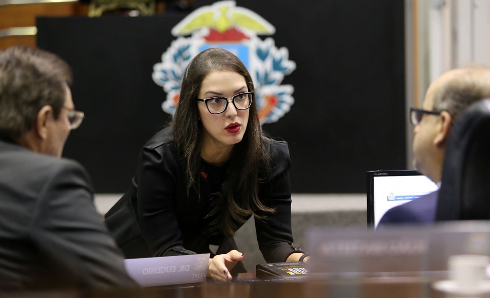 Janaína Riva (MDB) é a relatora das contas — Foto: JLSiqueira/ALMT