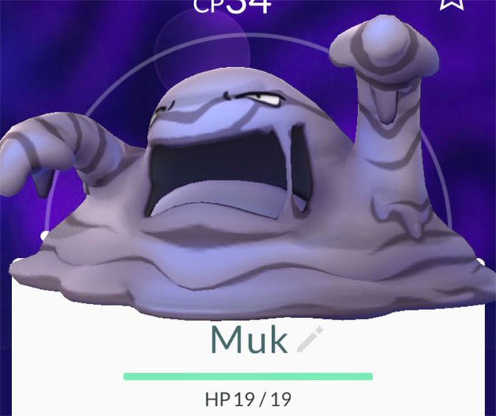 Muk em Pokémon Go (Foto: Reprodução/Felipe Vinha)