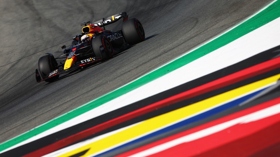 Max Verstappen no GP da Itália de F1 2022 — Foto:  Alex Pantling - Formula 1/Formula 1 via Getty Images