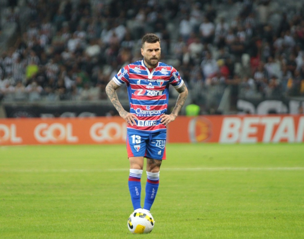 Lucas Lima em ação pelo Fortaleza — Foto: Leonardo Moreira / Fortaleza EC