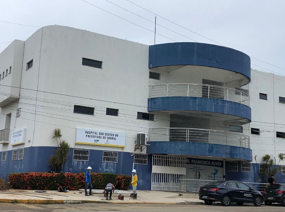 Hospital de campanha mantido pela prefeitura de Sobral, no Ceará.  — Foto: Divulgação/Prefeitura de Sobral
