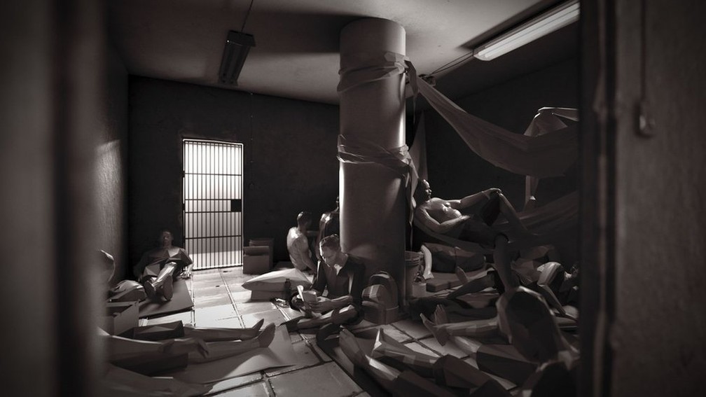 Prisioneiros chamavam celas do prédio Helicóide de diferentes nomes; a pior era a conhecida como Guantánamo — Foto: BBC