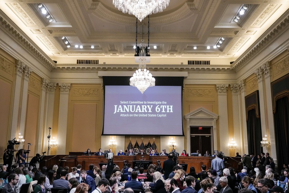 Comssão da Câmara dos Deputados dos EUA que investiga o ataque ao Capitólio, em janeiro de 2021