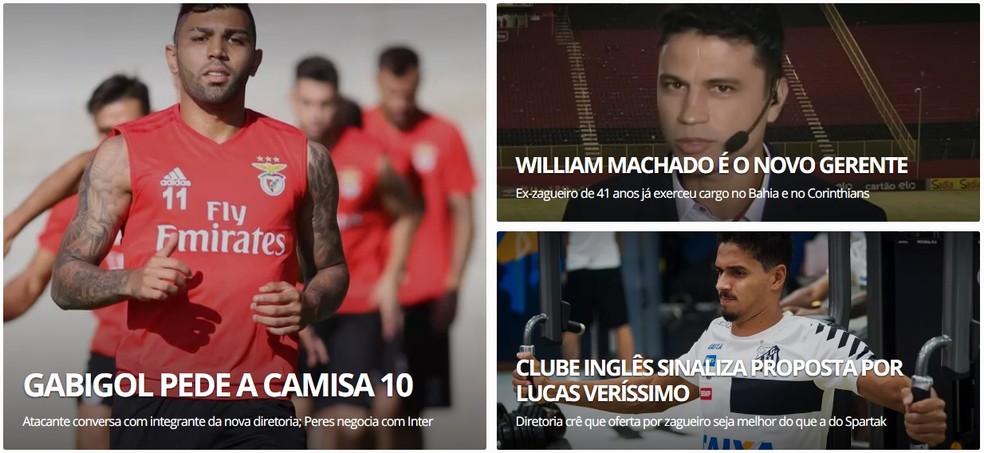 Movimentações do dia na Vila Belmiro (Foto: GloboEsporte.com)