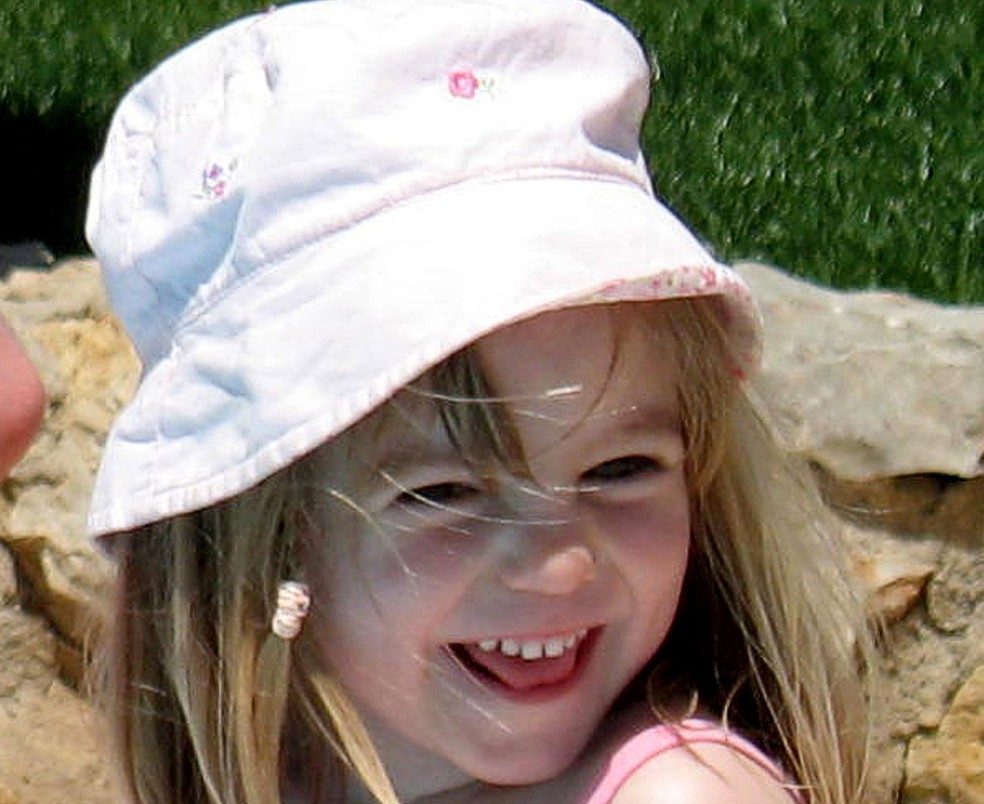 Madeleine McCann, em maio de 2007, dias antes do desaparecimento — Foto: AFP/Arquivo da família