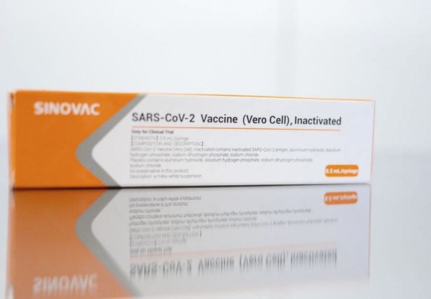 Coronavac, vacina contra a covid-19 desenvolvida pelo laboratório chinês Sinovac Biotech (Foto: Governo de São Paulo)