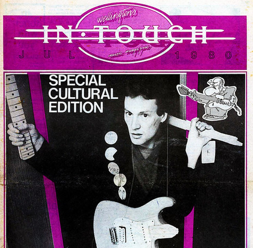 Alan Jansson em capa de revista de música em julho de 1980 — Foto: Reprodução