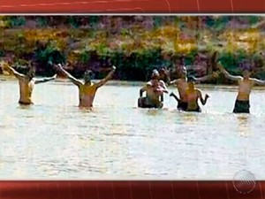 Grupo de amigos morre afogado na Bahia (Foto: Imagens/TV Bahia)