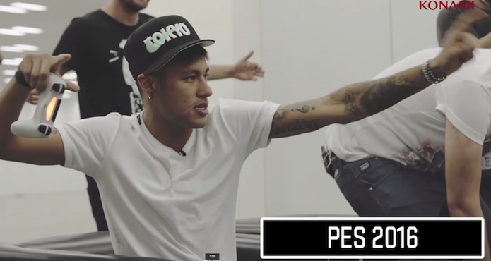 PES 2016 tem Neymar como estrela e capa do game (Foto: Reprodução/YouTube)