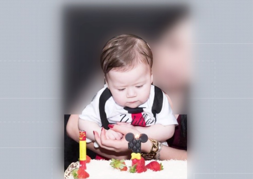 Willan Rodrigues, de 1 ano e 7 meses, foi encontrado morto na casa da avÃ³, em Porecatu â€” Foto: ReproduÃ§Ã£o/RPC