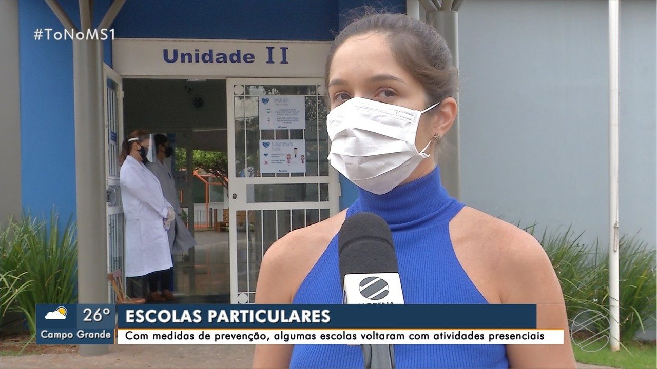 Com medidas de prevenção, algumas escolas particulares voltaram com atividades presenciais