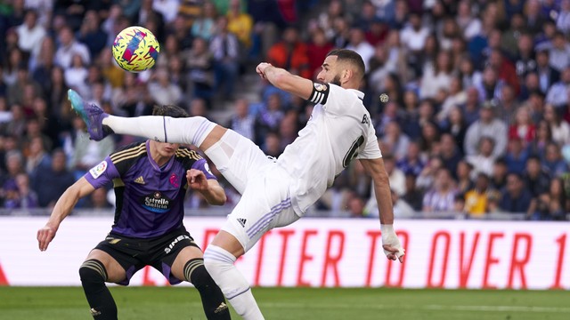 Golaço de puxeta de Benzema foi o quarto do Real Madrid