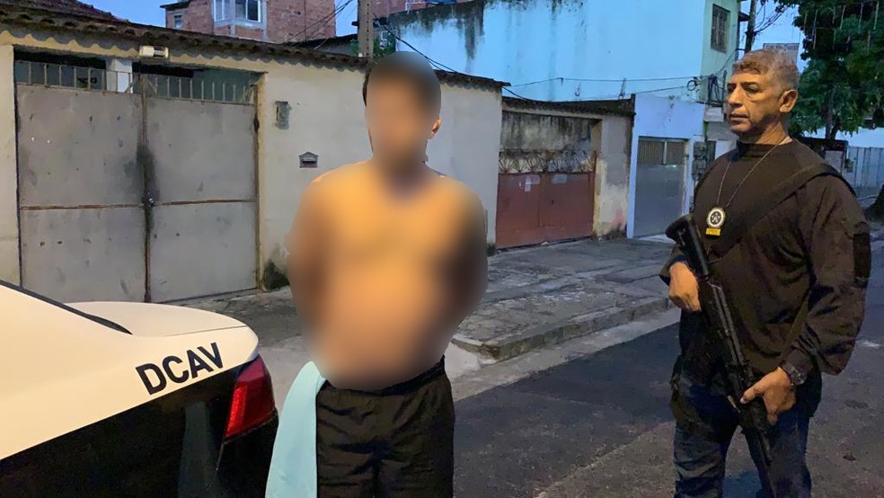 PolÃ­cia prende suspeito de estupro em Bangu â?? Foto: DivulgaÃ§Ã£o/PCERJ