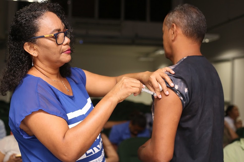 Campanha de vacinaÃ§Ã£o foi realizada em 217 municÃ­pios do MaranhÃ£o. (Foto: DivulgaÃ§Ã£o/Julyane GalvÃ£o)