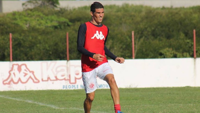Neto Potiguar - atacante do América-RN (Foto: Canindé Pereira/América FC)