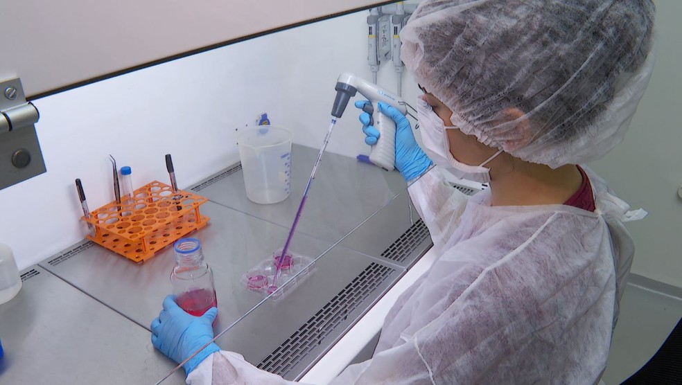 Laborat&oacute;rio de an&aacute;lises cl&iacute;nicas em Ribeir&atilde;o Preto, SP &mdash; Foto: Reprodu&ccedil;&atilde;o/EPTV