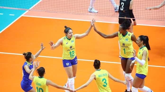 Brasil faz 3 a 0 na Bélgica, vence a sétima seguida e se mantém na ponta da  Liga das Nações | vôlei | ge